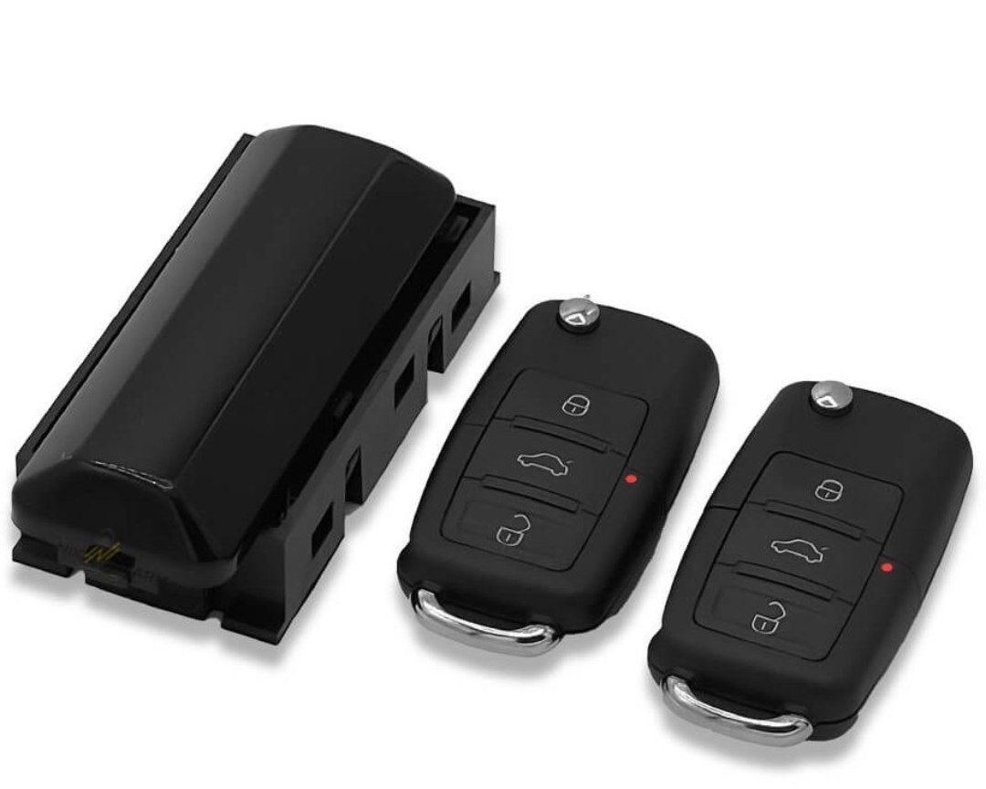 قفل مرکزی و ریموت خودرو نصیر مدل P-950مناسب برای سمند بسته 3 عددی