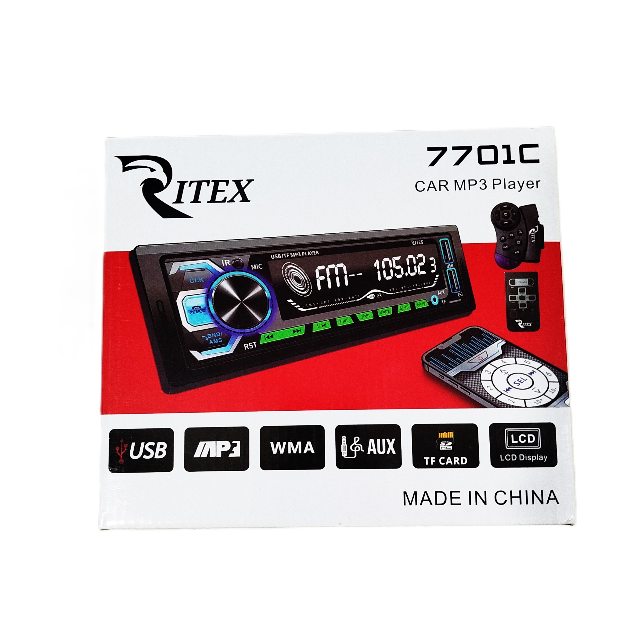پخش خودرو ریتکس مدل  ITEX 7701C