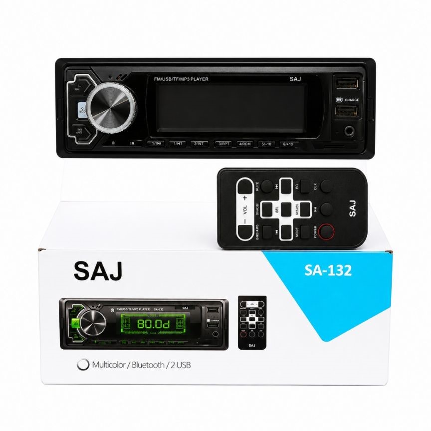 پخش خودرو ساج  مدل 132 با بلوتوث
