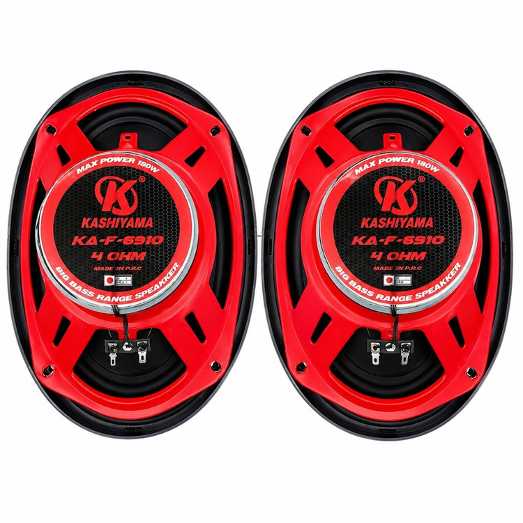 اسپیکر بیضی خودرو برند کاشیما مدل KF-6910 بسته دوعددی
