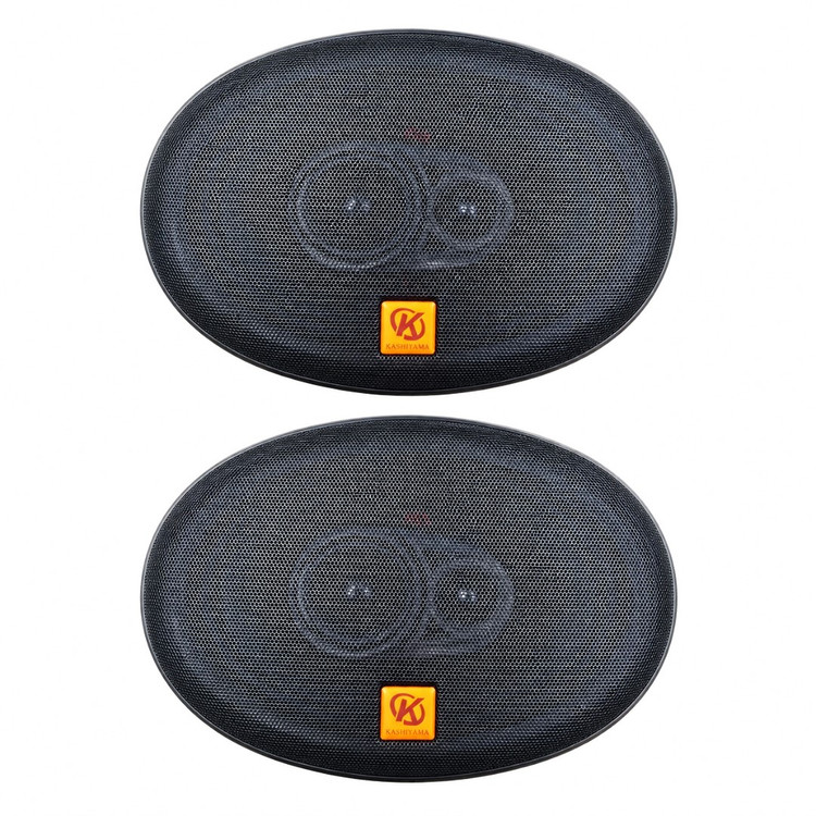 اسپیکر بیضی خودرو برند کاشیما مدل KF-6910 بسته دوعددی