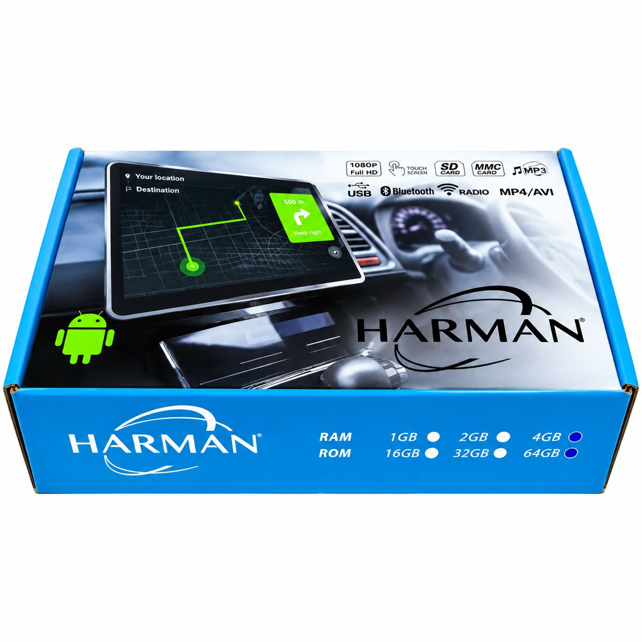 مانیتور خودرو سمند مولتی پلکس برند harman با رم 4 وحافظه 64 فن دار