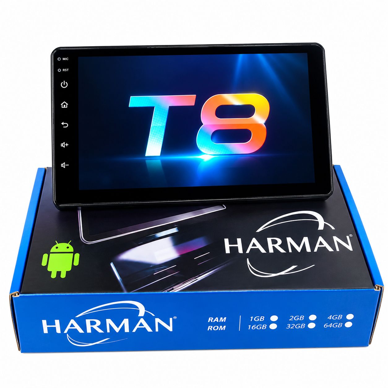 مانیتور خودرو ساینا و کوییک برند HARMAN با رم 4 حافظه 64 فن دار