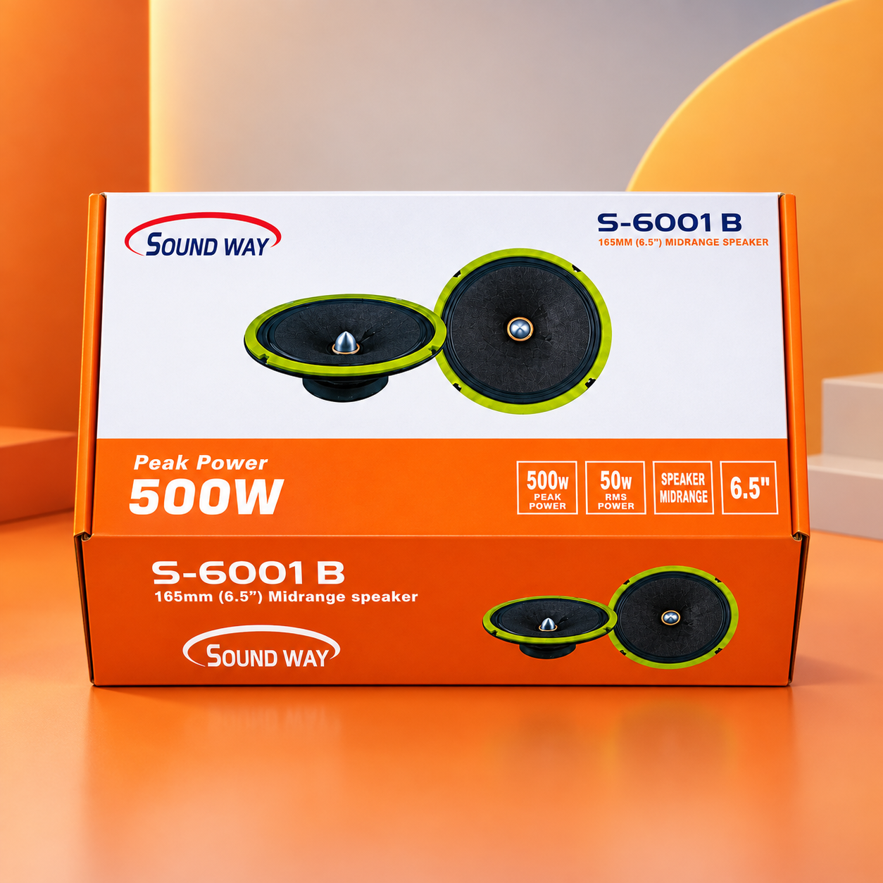 میدرنج خودرو برند ساند وی 500 وات مدل S-6001 B