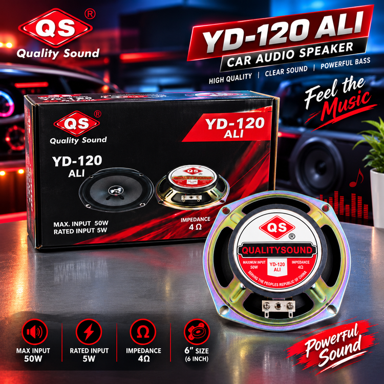 میدرنج خودرو 5 اینج برند QS YD-120 یک عدد