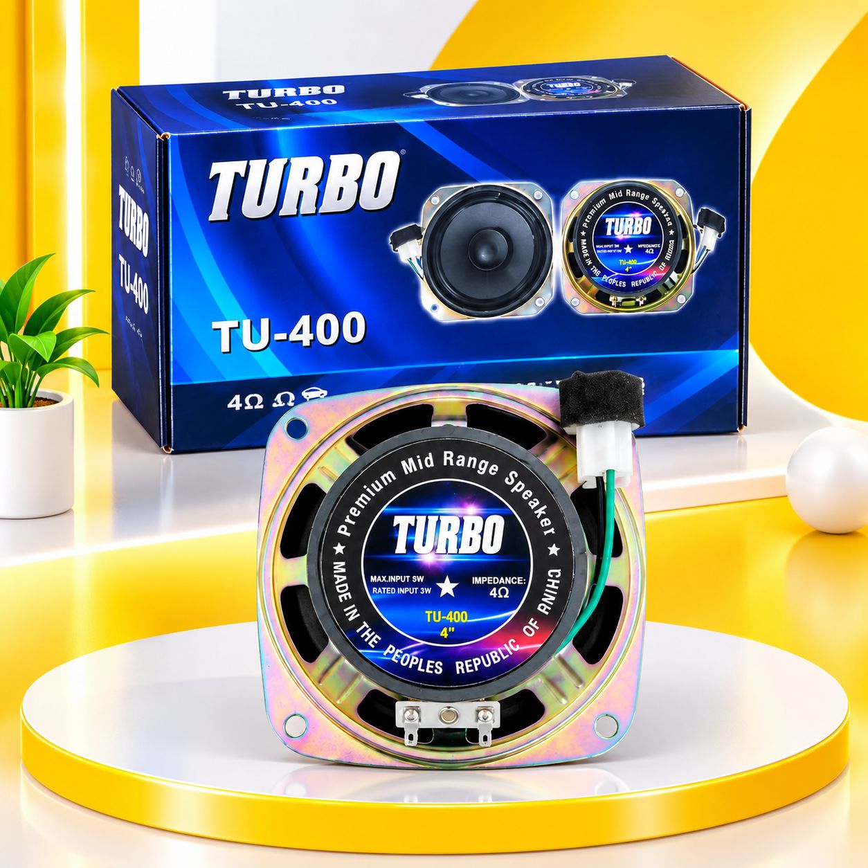 میدرنج خودرو 4 اینج برند توربو مدل TU-400