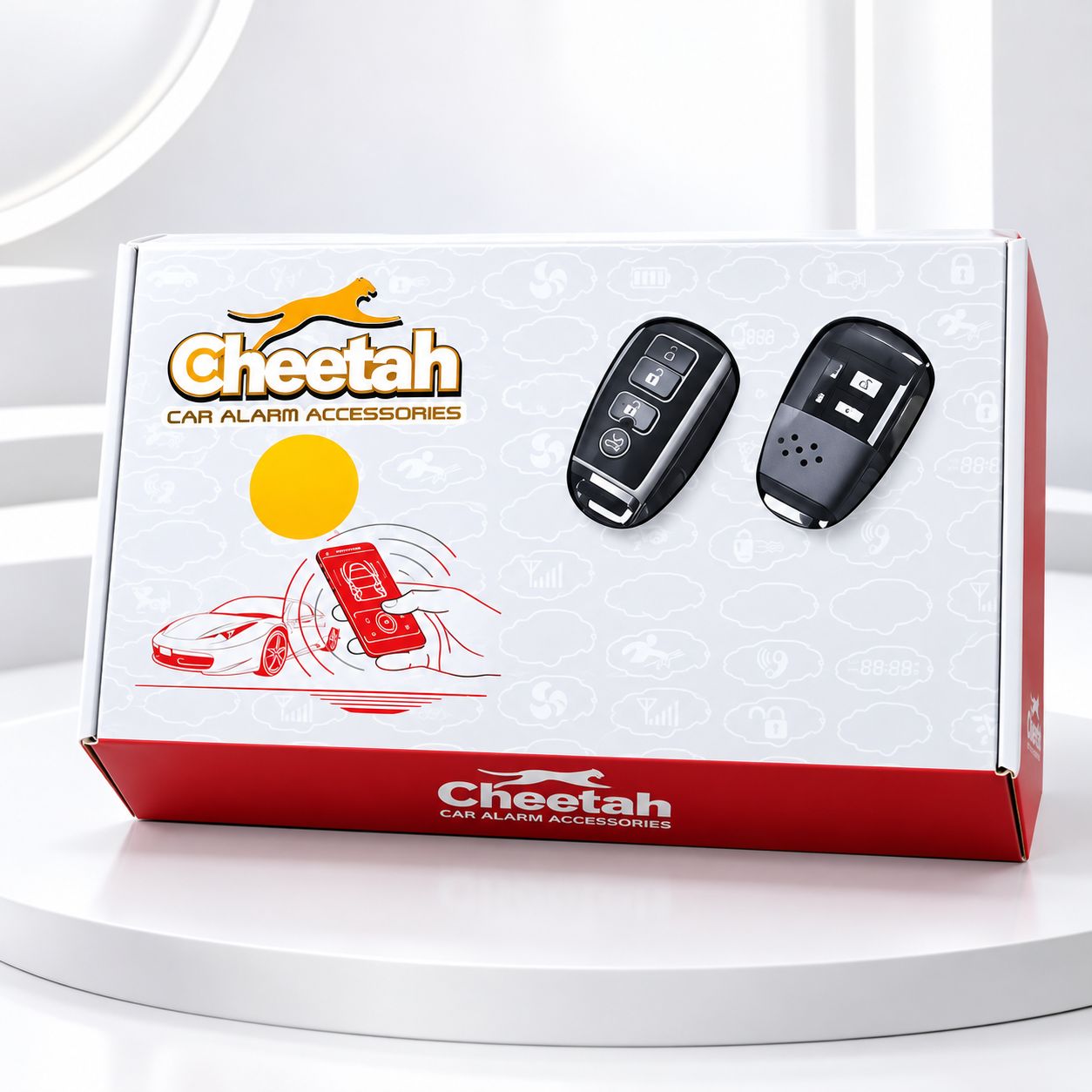 دزدگیر خودرو چیتا بلوتوثی اپلیکشن دار با دو عدد ریموت کنترل 315