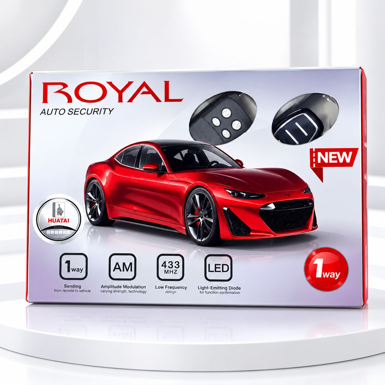 دزدگیر خودرو فابریک رویال ROYAL با جفت ریمونت مدل 490