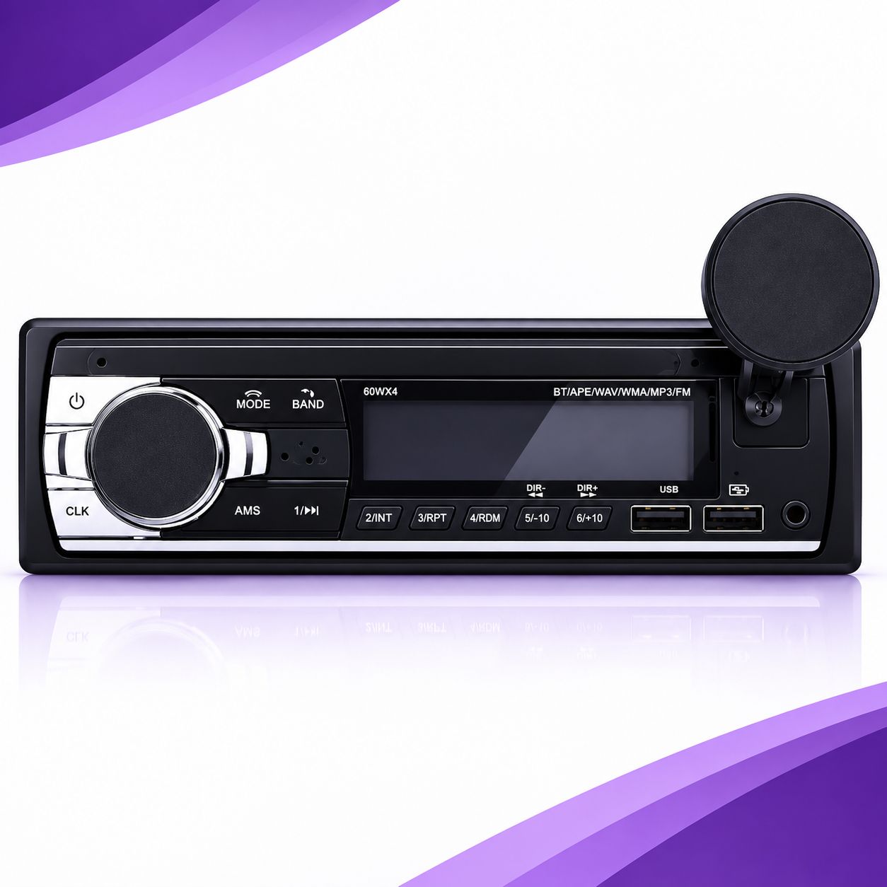 پخش خودرو آیسی بزرگ برند گولف میلانو طرح پایونیر مدل GM-800 با جاموبایلی