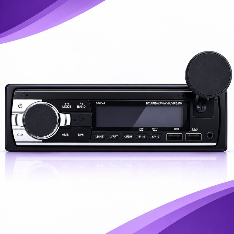 پخش خودرو آیسی بزرگ برند گولف میلانو طرح پایونیر مدل GM-800 با جاموبایلی